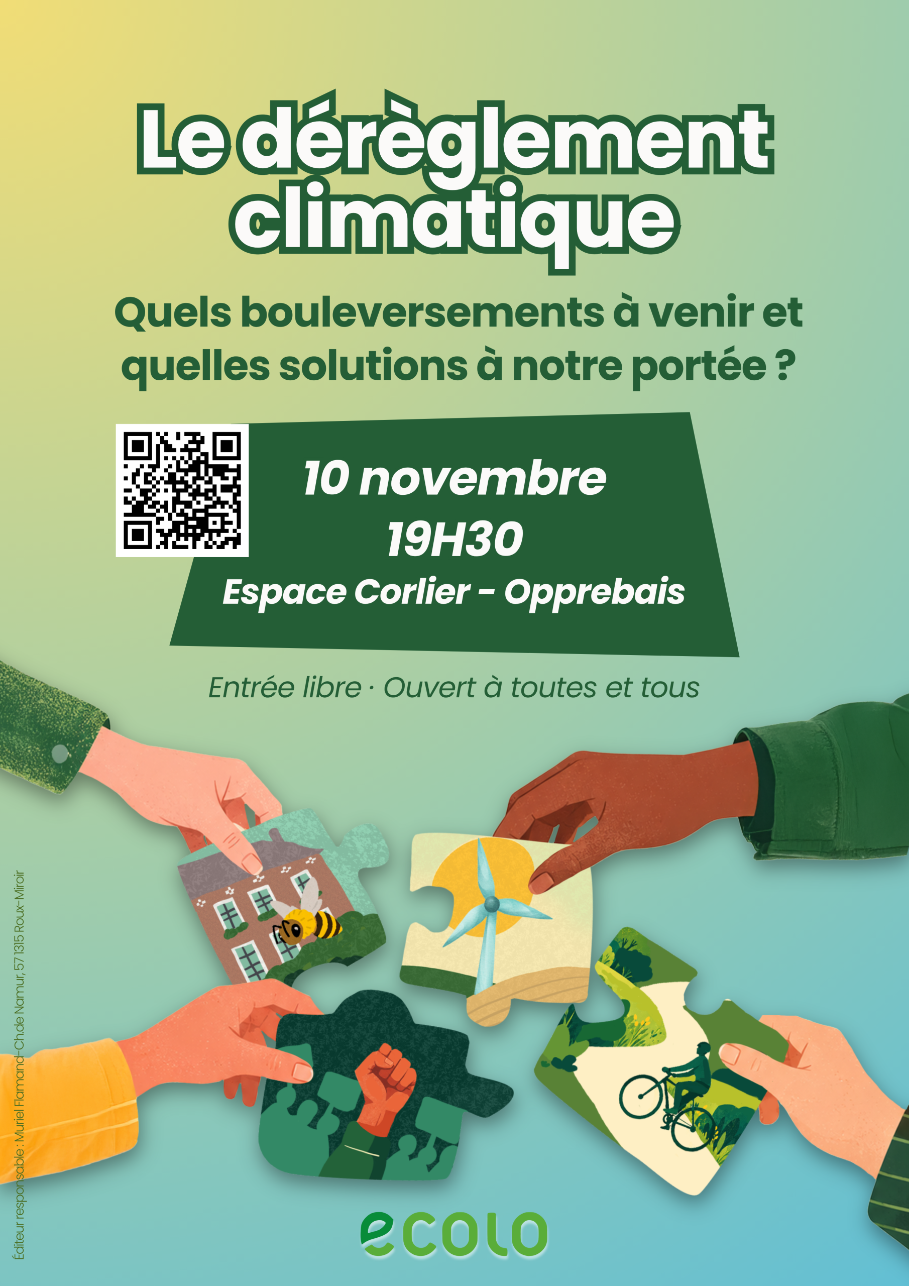 affiche A3 Participer s'engager lien pour devenir membre